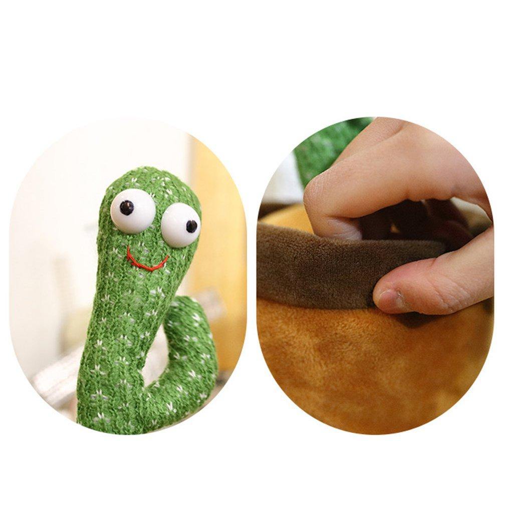 Cacto Dançante Falante e Repetidor Com Voz Interativa Original - Infinity Express