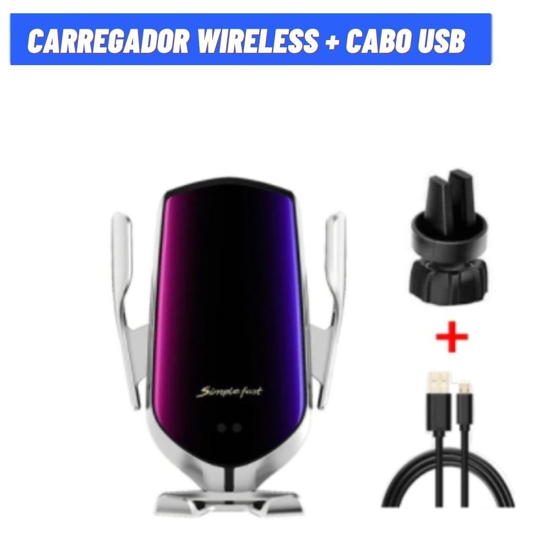 Carregador Wireless Veicular - Car Charge - Infinity Express